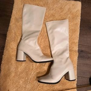 White Hippie Boots